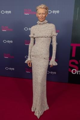 opening of the Tilda Swinton exhibition, Amsterdam, The Netherlands-stock-foto
