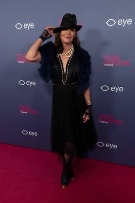 opening of the Tilda Swinton exhibition, Amsterdam, The Netherlands-stock-foto