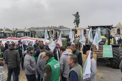 French Farmers Protest Against EU-Mercosur Trade Deal-stock-foto