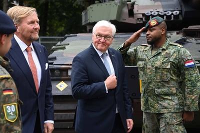 Besuch von Koenig WILLEM-ALEXANDER-stock-foto