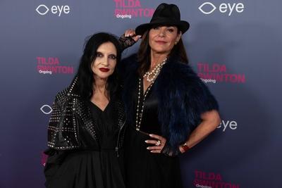 opening of the Tilda Swinton exhibition, Amsterdam, The Netherlands-stock-foto