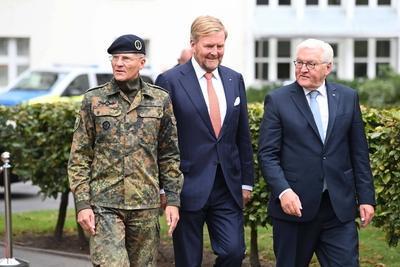 Besuch von Koenig WILLEM-ALEXANDER-stock-foto