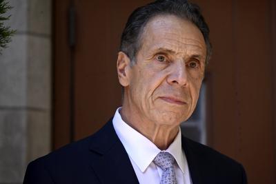 Andrew Cuomo Campaigns in Brooklyn-stock-foto