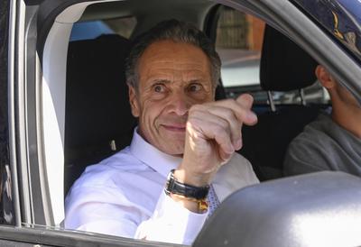 Andrew Cuomo Campaigns in Brooklyn-stock-foto