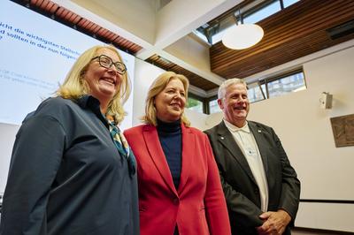 B?rbel Bas - Tag der kommunalen Jobcenter-stock-foto