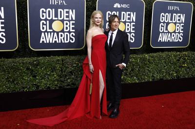 Nicole Kidman und Keith Urban bei der Verleihung der 77. Golden Globe Awards im Beverly Hilton Hotel. Beverly Hills, 05-stock-foto
