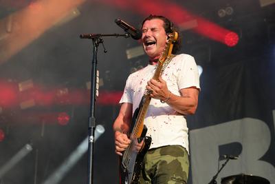 Bush - Rock the Ring 2022 Hinwil Gavin Rossdale, Frontmann der britischen Rockband Bush. Konzert beim Rock the Ring Fes-stock-foto