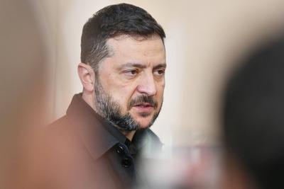 Kopenhagen, D?nemark, 02.10.2025: Bella Center: Treffen Europ?ische Politische Gemeinschaft (EPG): Wolodymyr Selenskyj b-stock-foto