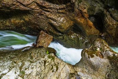 Die Breitachklamm in Tiefenbach bei Obersdorf im Allg?u-stock-foto
