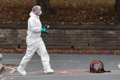 Manchester synagogue attack-stock-foto