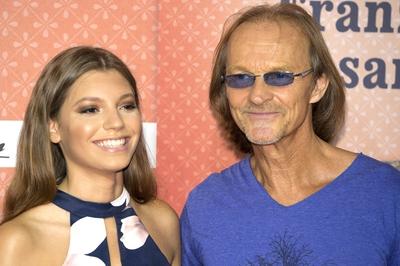 Eisi Gulp mit Tochter bei der Premiere des Kinofilms Griessnockerlaff?re im Math?ser Filmpalast. M?nchen, 01.08.2017 Fo-stock-foto