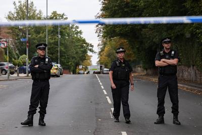 Manchester synagogue attack-stock-foto