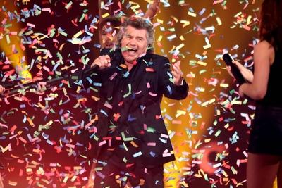 ARD: SCHLAGERBOOM 2018 - Alles Funkelt! Alles Glitzert! . S?nger Andy Borg w?hrend der ARD Fernsehshow SCHLAGERBOOM 201-stock-foto