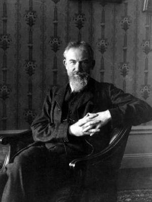 George Bernard Shaw 1856 1950 Irish playwright and winner of the Nobel Prize for Literature in 19-stock-foto