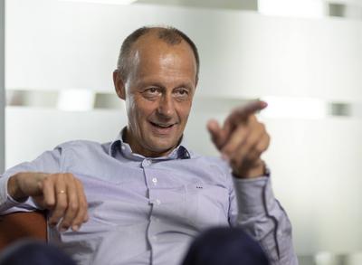 Friedrich Merz, CDU, Kandidat fuer das Amt des CDU Parteivorsitzes. Berlin 16.09.2020 Berlin Deutschland *** Friedrich-stock-foto