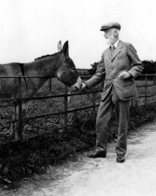 George Bernard Shaw 1856 1950 was an Irish playwright and winner of the Nobel Prize for Literature-stock-foto