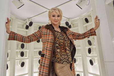 Desiree Nick - 3D Scan zur neuen kommenden Attraktion fliegende Trabis bei der Firma Botspot in Berlin am 24.02.2020. L-stock-foto