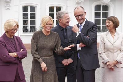 Feierlichkeiten zum Tag der Deutschen Einheit in Saarbruecken-stock-foto