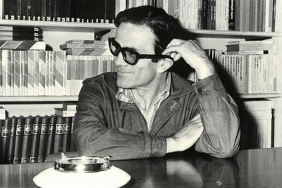 The writer and Italian director Pier Paolo Pasolini x09479x-stock-foto