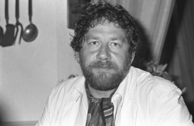 Chiem van Houweninge (Schauspieler/Autor) 06/84 stroe Film Fernsehen Mann Schauspiel Schauspieler Dreharbeiten Tatort S-stock-foto