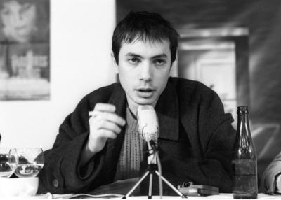 Leos Carax (Regisseur) 03/87 k?h Leos Carax im M?rz 1987 w?hrend der 36. Internationalen Filmfestspiele in Berlin Frank-stock-foto