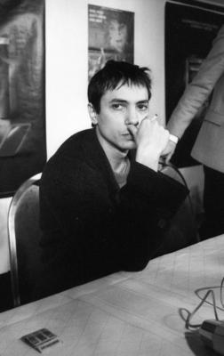 Leos Carax (Regisseur) 03/87 k?h Leos Carax im M?rz 1987 w?hrend der 36. Internationalen Filmfestspiele in Berlin Frank-stock-foto