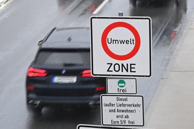 Diesel Fahrverbot  in Muenchen-stock-foto