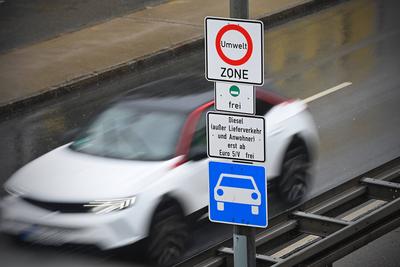 Diesel Fahrverbot  in Muenchen-stock-foto