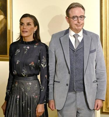 King Philippe & Queen Mathilde welcome King Felipe VI and Queen Letizia (EUROPALIA ESPA?A 2025)-stock-foto