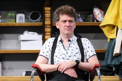 Sven Fricke bei der Fotoprobe der Kom?die Ein St?ck Gro?stadtrevier im St. Pauli Theater Hamburg, 7.10.2025. Die Kultser-stock-foto