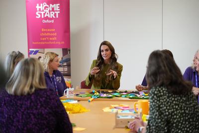 Kate Middleton in Oxford-stock-foto