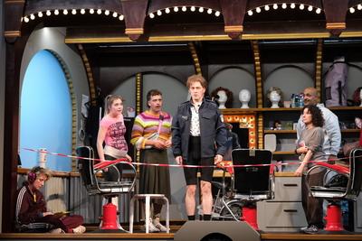 Saskia Fischer, Farina Flebbe, Enrique Fi?, Sven Fricke als Jan Fedder, Maria Ketikidou und Patrick Abozen bei der Fotop-stock-foto