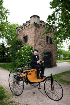 Carl Benz, die ?lteste geplante Auto-Garage der Welt 22.05.2020 Ladenburg x1x Die ?lteste geplante Auto-Garage der Welt-stock-foto