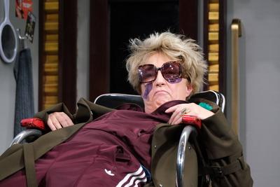 Saskia Fischer bei der Fotoprobe der Kom?die Ein St?ck Gro?stadtrevier im St. Pauli Theater Hamburg, 7.10.2025. Die Kult-stock-foto