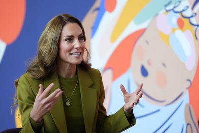 Kate Middleton in Oxford-stock-foto