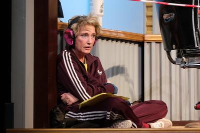 Saskia Fischer bei der Fotoprobe der Kom?die Ein St?ck Gro?stadtrevier im St. Pauli Theater Hamburg, 7.10.2025. Die Kult-stock-foto