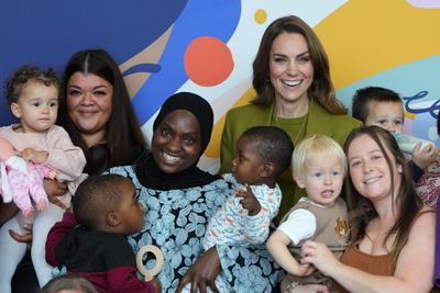 Kate Middleton in Oxford-stock-foto