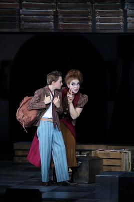 Deutsche Oper Berlin Die drei R?tsel-stock-foto