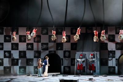 Deutsche Oper Berlin Die drei R?tsel-stock-foto