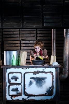 Deutsche Oper Berlin Die drei R?tsel-stock-foto