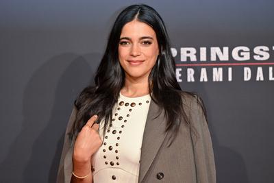 red carpet of the film Springsteen liberami dal nulla-stock-foto