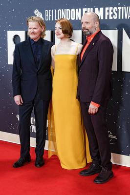 Jesse Plemons, Emma Stone, Yorgos Lanthimos-stock-foto