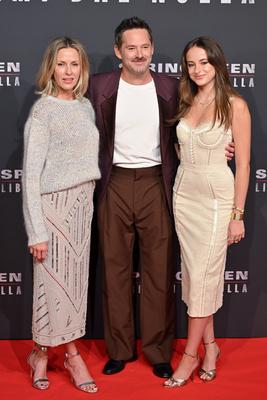 red carpet of the film Springsteen liberami dal nulla-stock-foto