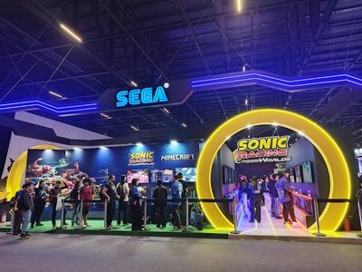 Sega at the Brazil Game Show-stock-foto