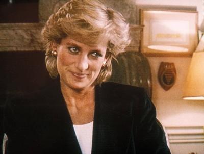 Princess Diana Panorama Interview in 1995 Princess Diana interview about her divorce from Prince Charles and the royal f-stock-foto