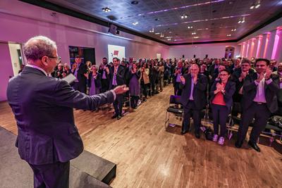 Politisches Symposium zum Abschied von Dr. Mehrdad Payandeh-stock-foto