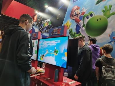 Nintendo at the Brazil Game Show-stock-foto