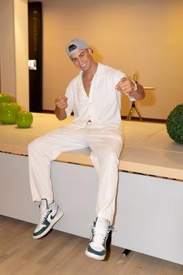 Pressekonferenz Fame Fighting 2025.-stock-foto