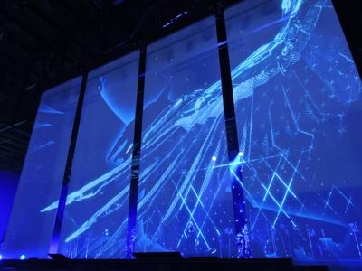 playstation in concert na brasil game show-stock-foto