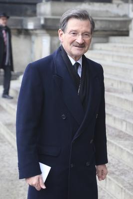 Hermann Otto Solms beim Staatsakt f?r den verstorbenen Altbundespr?sidenten Roman Herzog am 24.01.17 im Berliner Dom in-stock-foto